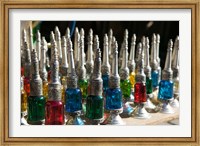 Framed Perfume Bottles, The Souqs of Marrakech, Marrakech, Morocco