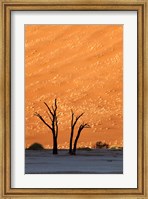 Framed Namibia, Namib-Naukluft, Sossusvlei Desert, Dead Vlei