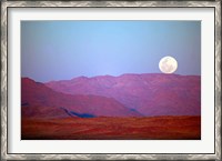 Framed Namibia, Sossusvlei, NamibRand Nature Reserve, Full moon