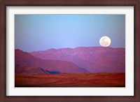 Framed Namibia, Sossusvlei, NamibRand Nature Reserve, Full moon