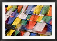 Framed Prayer Flags at Dochu La, Bhutan