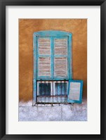 Framed Nubian Window in a Village Across the Nile from Luxor, Egypt