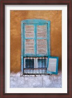 Framed Nubian Window in a Village Across the Nile from Luxor, Egypt