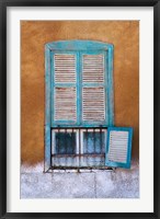 Framed Nubian Window in a Village Across the Nile from Luxor, Egypt