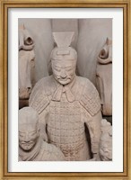 Framed Qin Terra Cotta Warrior, Xian, China