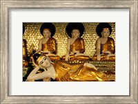 Framed Reclining Buddha, Shwedagon Pagoda, Yangon, Myanmar