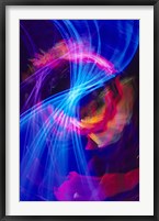 Framed Blue and Pink Neon Lighting with Nightzoom