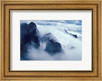 Framed Mountain Peaks in Mist, Mt Huangshan (Yellow Mountain), China