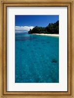 Framed Nosy Tanikely Surrounded by Deep Blue Ocean, Madagascar