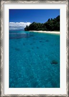 Framed Nosy Tanikely Surrounded by Deep Blue Ocean, Madagascar
