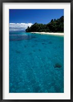 Framed Nosy Tanikely Surrounded by Deep Blue Ocean, Madagascar