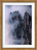 Framed Mt Huangshan in Mist, China