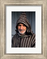 Framed Portrait of Old Muslim Man, Tangier, Morocco, Africa
