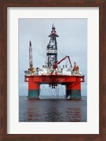 Framed Oil Rig, Walvis Bay, Namibia, Africa.