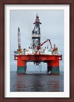 Framed Oil Rig, Walvis Bay, Namibia, Africa.