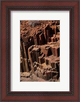 Framed Organ Pipes rock formation, Damaraland, Namibia, Africa.