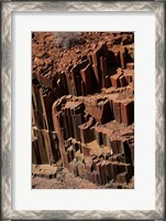 Framed Organ Pipes rock formation, Damaraland, Namibia, Africa.