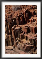 Framed Organ Pipes rock formation, Damaraland, Namibia, Africa.