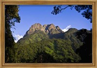 Framed Portal Peaks in the Rwenzori, Uganda