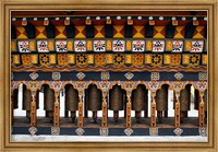 Framed Prayer Wheels, Thimphu, Bhutan