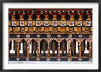 Framed Prayer Wheels, Thimphu, Bhutan