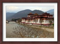Framed Punakha Dzong, Punakha, Bhutan