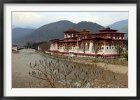 Framed Punakha Dzong, Punakha, Bhutan