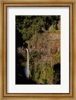 Framed Petit cascade waterfall, Amber Mountain NP, MADAGASCAR