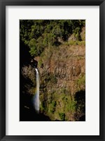 Framed Petit cascade waterfall, Amber Mountain NP, MADAGASCAR