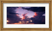 Framed Namibia, Fish River Canyon, Thunder storm clouds