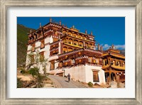 Framed Sangpi Luobuling Si Monastery, Sichuan, China