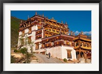 Framed Sangpi Luobuling Si Monastery, Sichuan, China