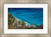 Framed Small Atoll Northeast of Nosy Be, Madagascar