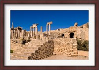 Framed Roman Theater, Ancient Architecture, Dougga, Tunisia