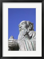 Framed Sculpture of Confucius, Tibet, China