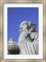 Framed Sculpture of Confucius, Tibet, China