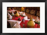 Framed Restaurant at Hotel Kasbah Asmaa, Tafilalt, Rissani, Morocco