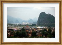 Framed Scenic landscape of Guilin, Guangxi, China