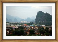 Framed Scenic landscape of Guilin, Guangxi, China