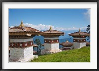 Framed Sindokha Dzong, Dochu La Pass, Thimphu and Punakha, Bhutan