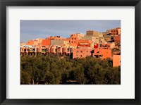 Framed Small village settlements in the foothills of the Atlas Mountains, Morocco