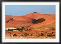 Framed Sand dune at Sossusvlei, Namib-Naukluft National Park, Namibia