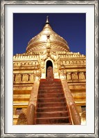 Framed Shwezigon Paya, Bagan, Myanmar