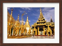 Framed Shwedagon Pagoda, Yangon, Myanmar