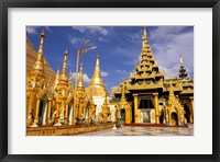 Framed Shwedagon Pagoda, Yangon, Myanmar