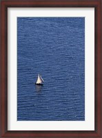 Framed Small Fishing Dugout on Lake Tanganyika, Tanzania