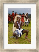 Framed Hutu tribe Male Dancer, Rwanda