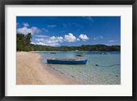 Framed Seychelles, Mahe Island, Anse Boileau, beachfront