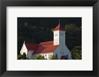 Framed Seychelles, Mahe Island, Cascade, St. Andrew Church