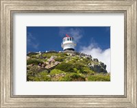 Framed South Africa, Cape Town, Lighthouse on Cape Peninsula